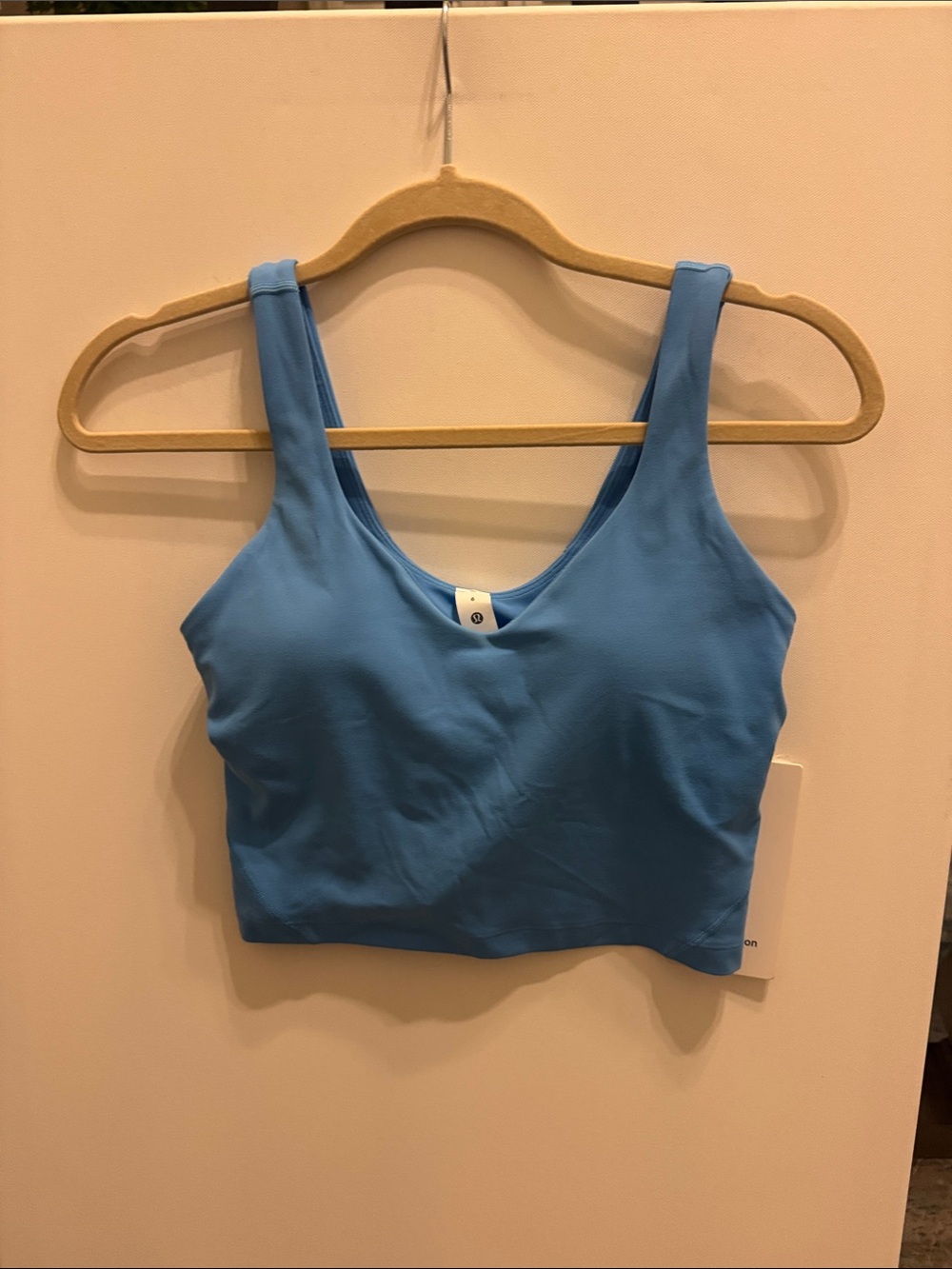 Lululemon Light Blue Seamless Crop Tank Bra - Women Intimates NWT